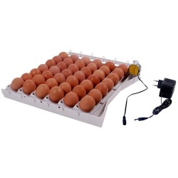 Aut.keersyst. voor 42 eieren + 6 extra trays voor kwarteleieren