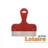 Steekmes rood handvat 18 cm