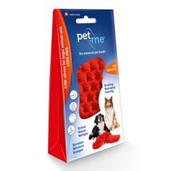 Pet+Me Dog long hair brush red