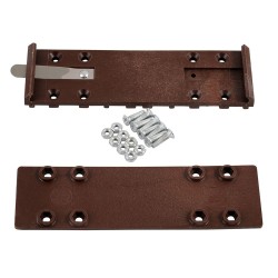 Montageset voor wand- en gaasmontage bruin