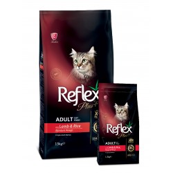 REFLEX PLUS ADULT CAT FOOD LAMB AND RICE 1,5 KG