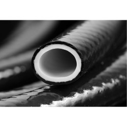 PVC slang 9 mm zacht PVC zwart, 9x13mm, rol 10 m, prijs per meter