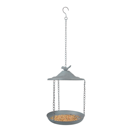Grey Metal hangend Voederhuis (laatste 7 stuks)