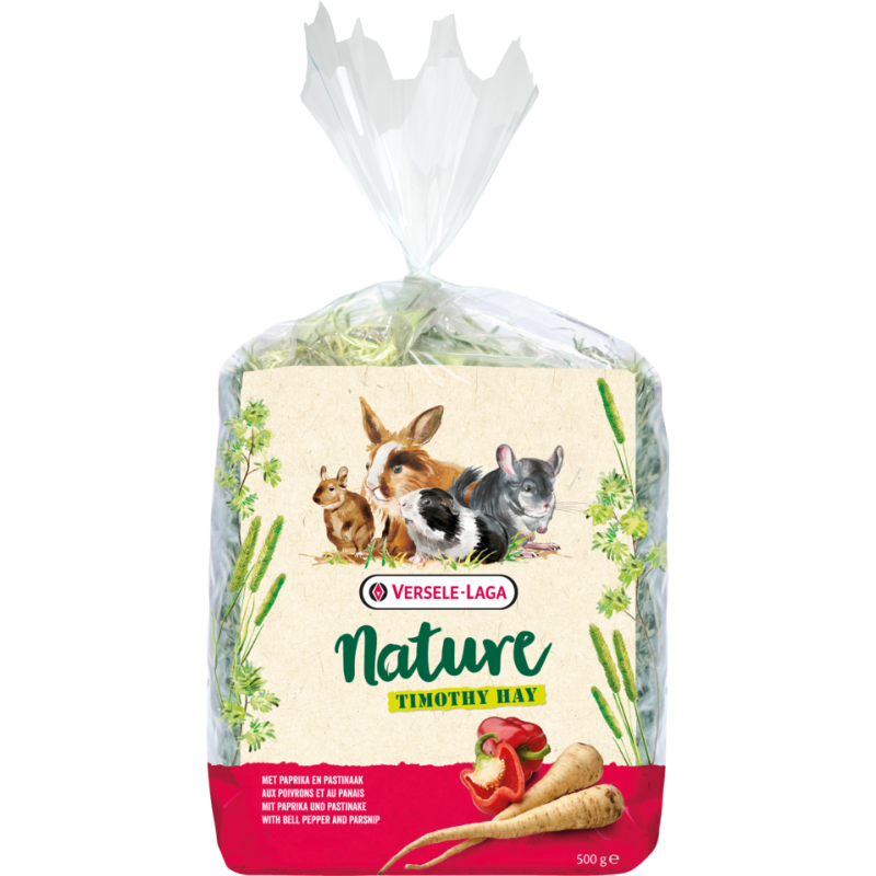 Nature Timothy Hay Bell Pepper & Parsnip  500 g