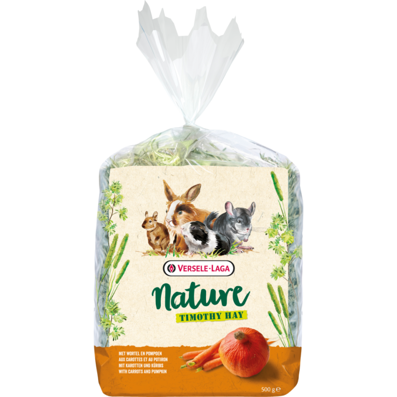 Nature Timothy Hay Carrot & Pumpkin  500 g