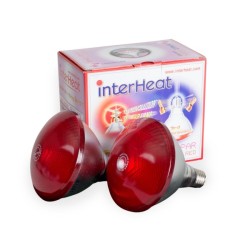 Interheat PAR infrarood warmtelamp 100W rood