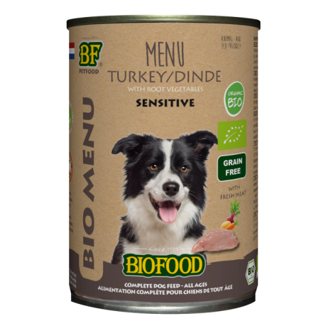 Bio Food Biofood Organic Kalkoen menu 400 g