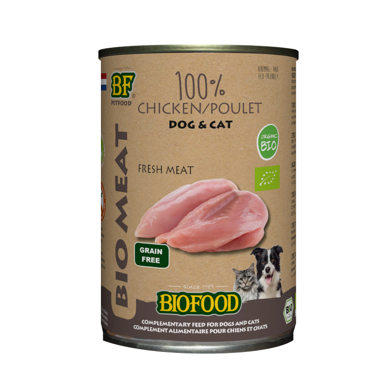 Bio Food Biofood Organic 100% kippenvlees 400 g