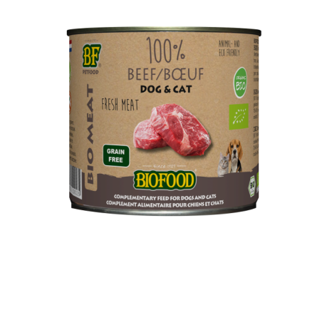Bio Food Biofood Organic 100% rundvlees 200 g