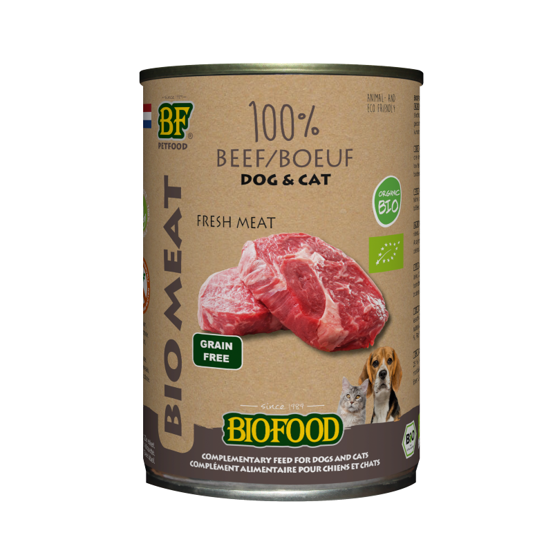 Bio Food Biofood Organic 100% rundvlees 400 g