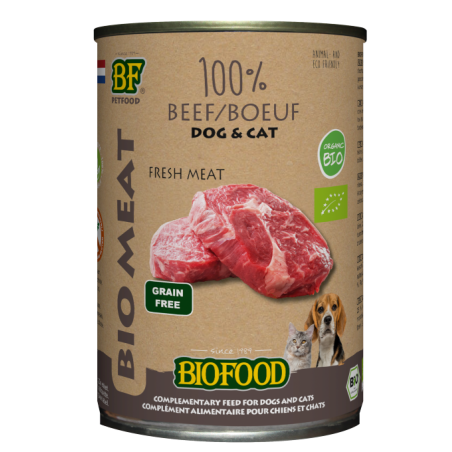 Bio Food Biofood Organic 100% rundvlees 400 g