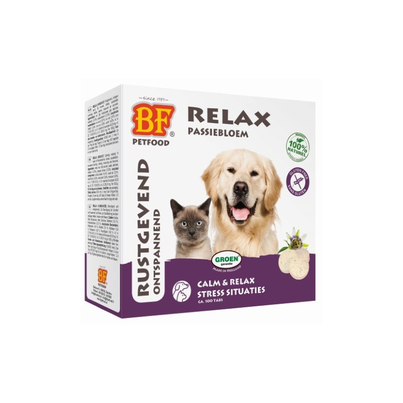 Bio Food Relax tabletten hond/kat 100 st.