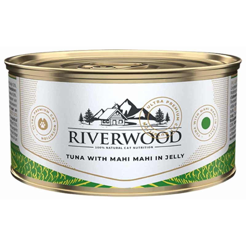 Riverwood Tonijn met Goudmakreel in gelei 85 gram