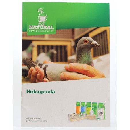 Duivendagboek - Hokagenda Natural(Nederlandstalig) 1 stuks