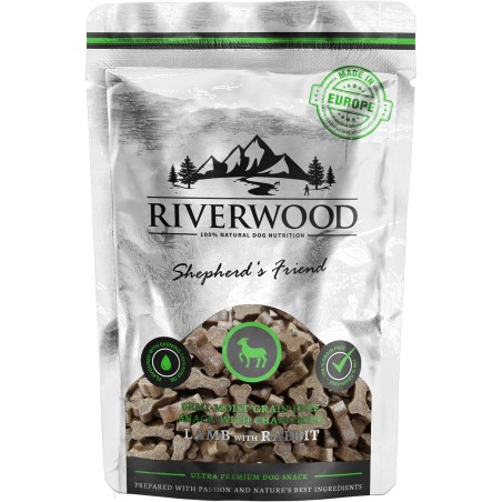 Riverwood Semi Moist snack Shepherds Friend Lamb & Rabbit  200 gr.