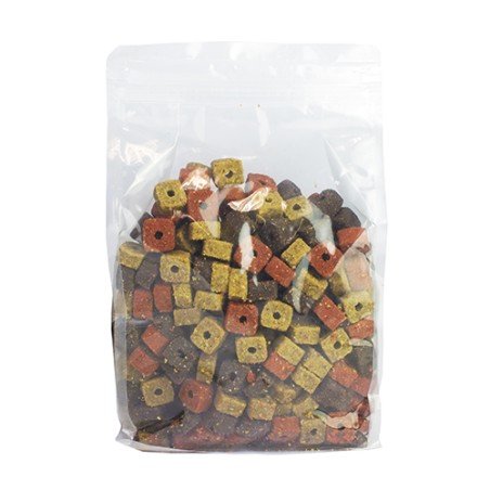 Vleesrondo's mix (kip/rund/lam) 1,5 kg.zak