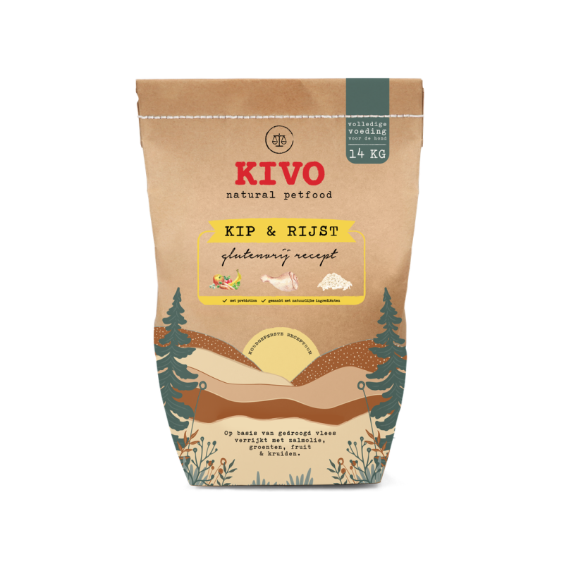 Persbrok Kip & Rijst 14kg