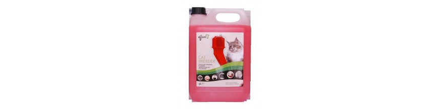 Schoonmaak en desinfectie middelen voor katten