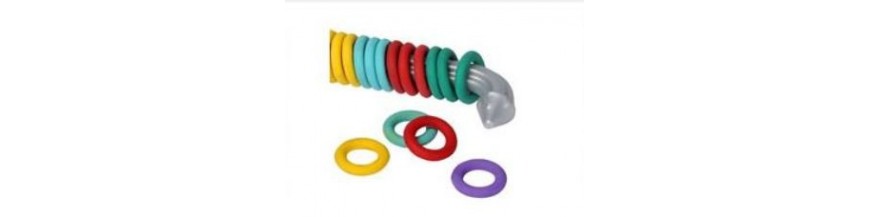 Bandringen, elastische ringen en aluminium ringen voor siervogels